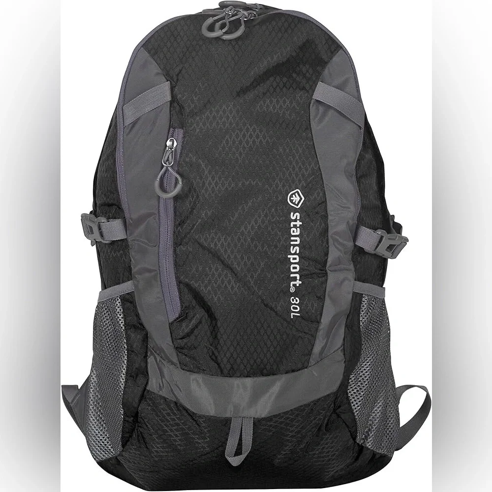 StanSport Unisex Adult Hiking Daypack - 30 Liter Olive Multiple In & out pockets